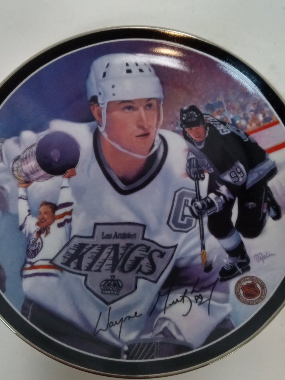 Wayne Gretzky The Great Gretzky Hereos on Ice Collection Plate Limited Edition